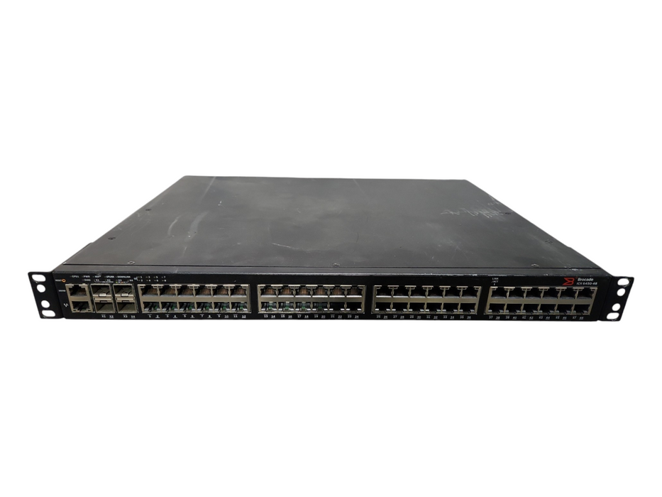 Brocade ICX6450-48 ICX 6450-48 Ethernet Switch, 48-Port Gigabit, 4-Port SFP+