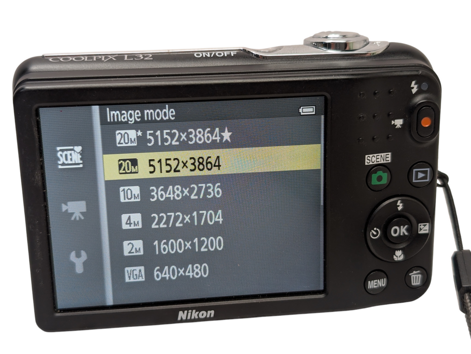 Nikon CoolPIX 20.1 Megapixels L32 Digital Camera  -