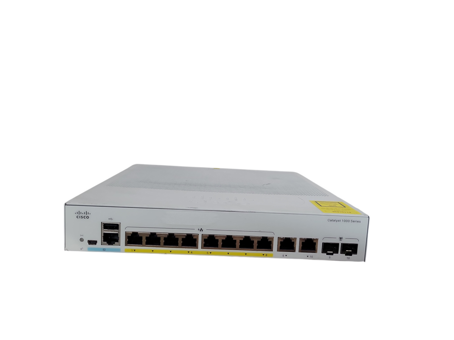 Cisco Catalyst C1000-8T-2G-L V01 - 8-Ports PoE Manageable 2 Layer 2xSFP %