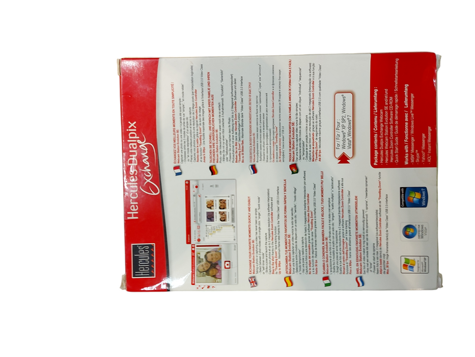 Lot 2x Hercules Webcam | Dualpix Exchange | Classic Link - Read description