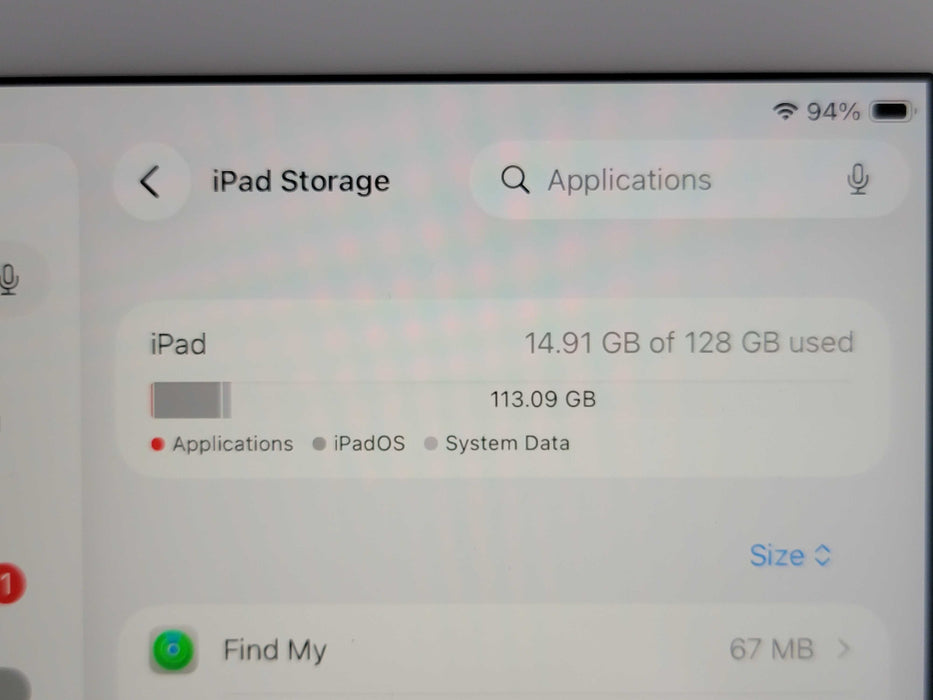 Apple iPad 8gen - 128GB - Silver [A2270]
