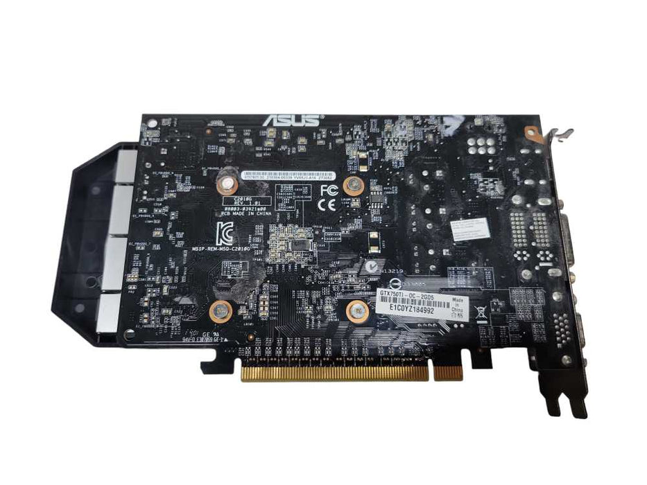 ASUS NVIDIA GTX 750Ti OC 2GB PCIE %