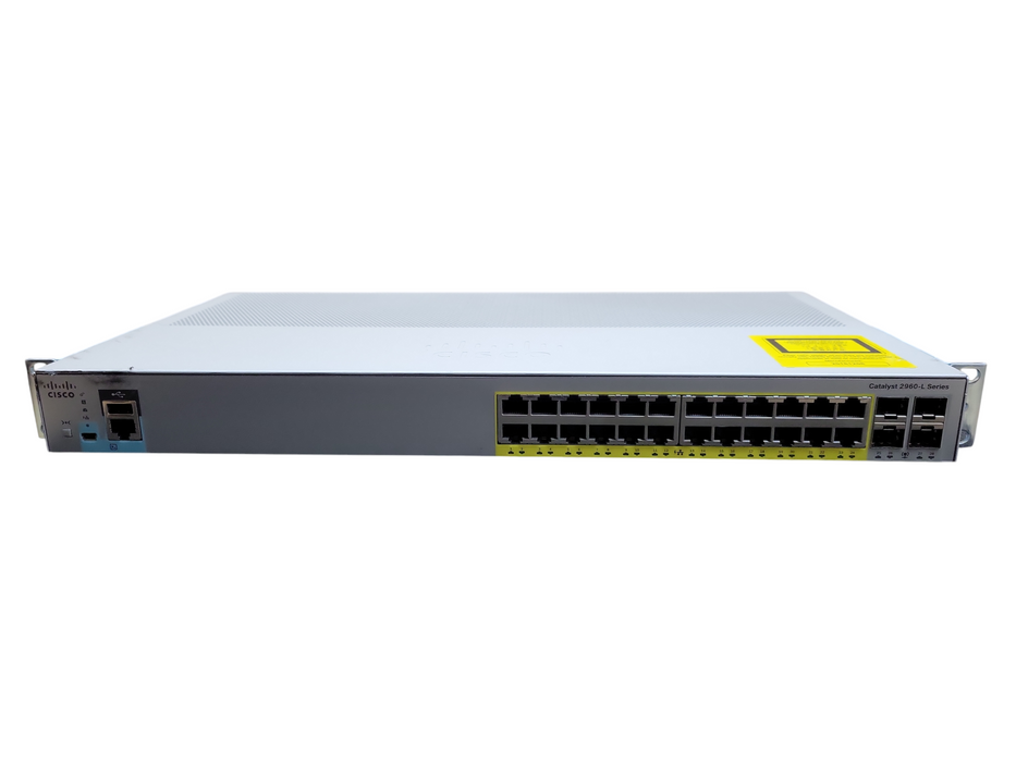 Cisco WS-C2960L-24PS-LL | 24-Port Gigabit PoE+ Silent Managed Switch !