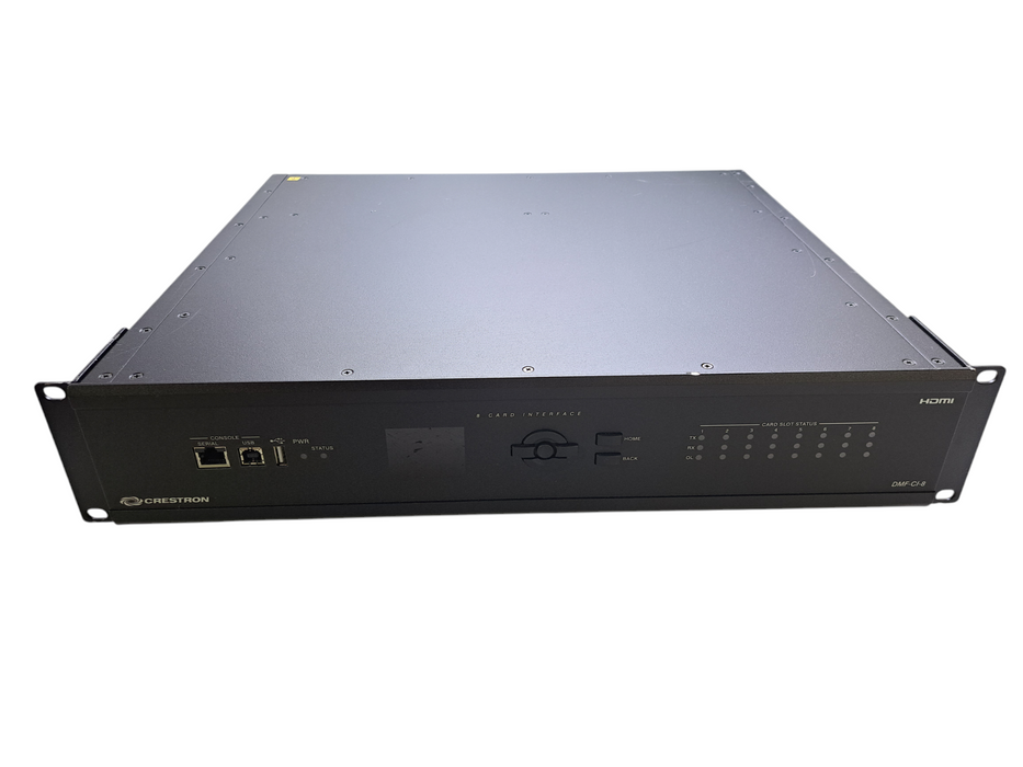 Crestron DMF-CI-8 Digital Media Chassis w/ 4x DM-NVX-E30C, 4x DM-NVX-350C