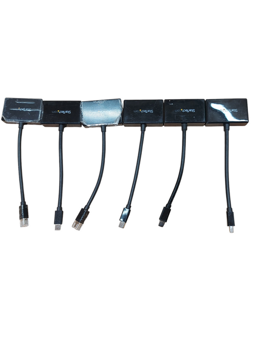Lot 6x Travel A/V Adapter: 2-in-1 Mini DisplayPort to HDMI or VGA Converter