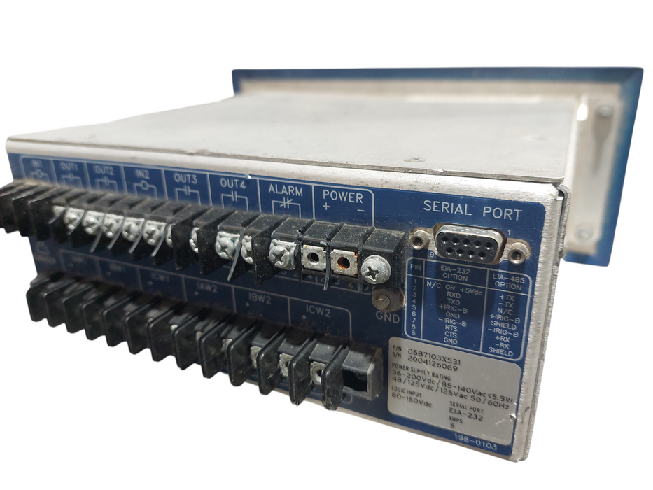 SEL Schweitzer Engineering Laboratories SEL-587 Current Differential Relay  =