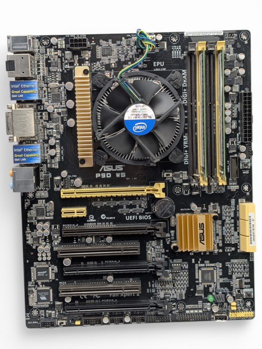 ASUS P90 WS Intel Core i7-4770K 16GB RAM Motherboard with Cooler  -