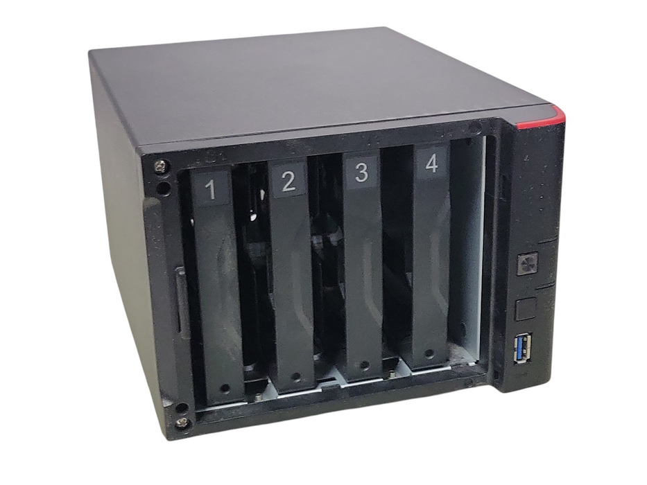 TeraStation TS1400D0404 4-Bay NAS with HDD Trays, NO HDD, READ _