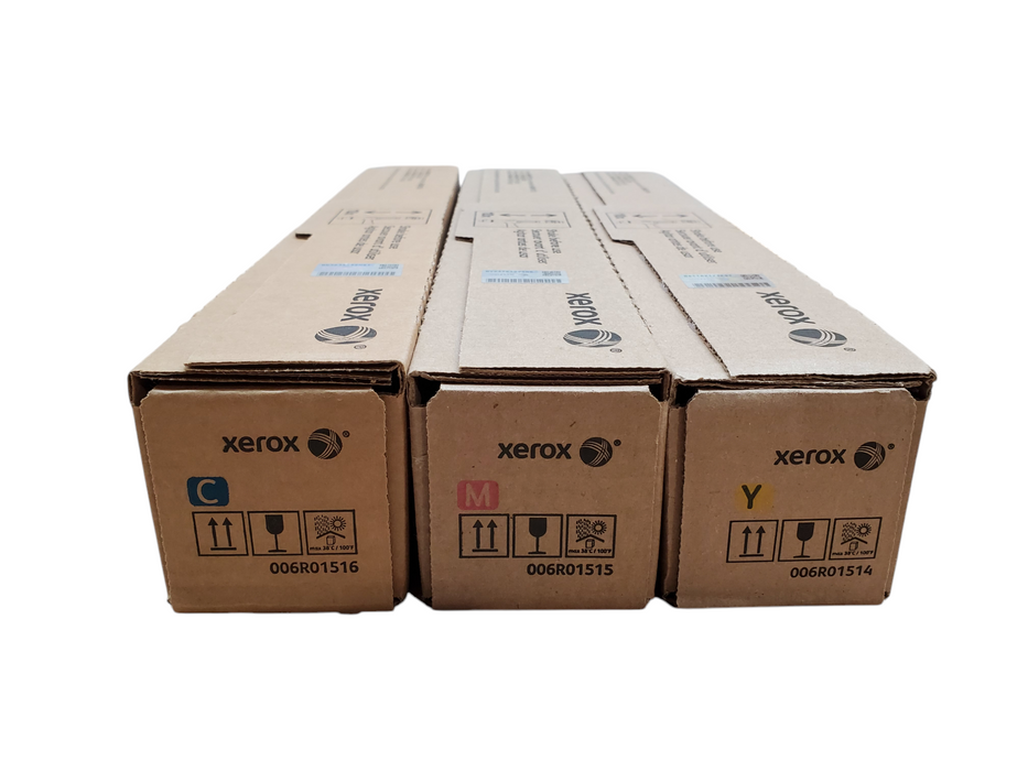 Lot 3x Xerox 006R01514 / 006R01515 / 006R01516 | CMY Toner | New