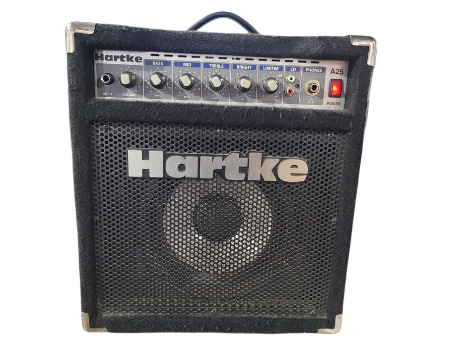 Hartke A25 Bass Combo Amp 25 Watts 8" Aluminum Cone Driver