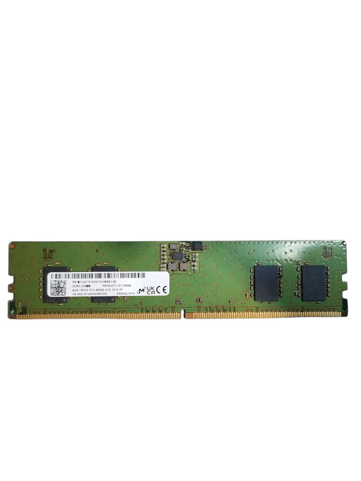 Micron DDR5 UDIMM 8GB 1RX16 PC5-4800B-UC0-1010-XT Q