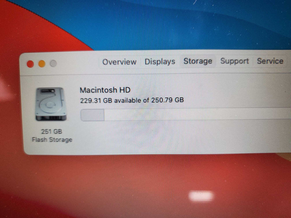 Apple MacBook Air 13" 2015 A1466 i5 1.6GHz 4GB RAM 256GB ssd