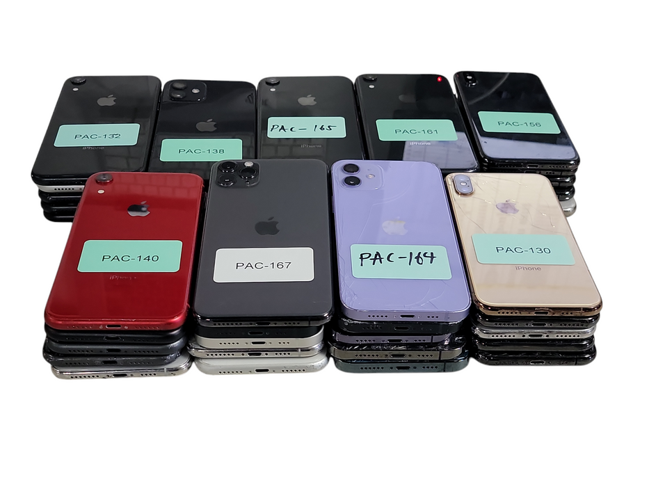 Lot of 45x Apple iPhone [X to 12 Pro Max | Parts | B/C Condition][PAC-4] (