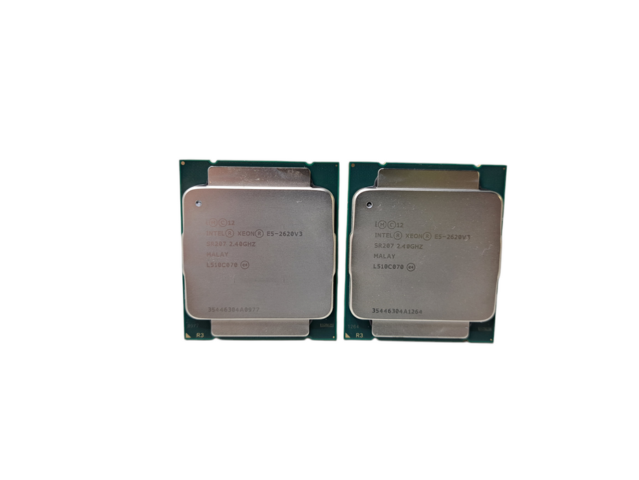 Lot of 2x Intel Xeon E5-2620 v3 2.4GHz 6-Core 15MB 85W SR207 CPU Processor