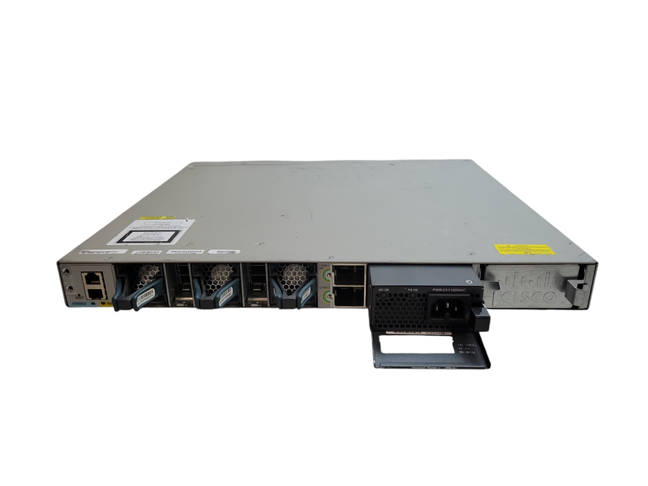 Cisco WS-C3850-48P-S v06 | 48-Port Gigabit PoE Switch | 1xPSU Q%