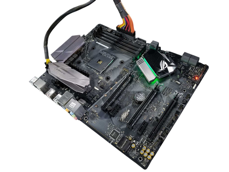 ASUS ROG Strix B350-F Gaming AM4 ATX Motherboard - For Parts / Powers ON