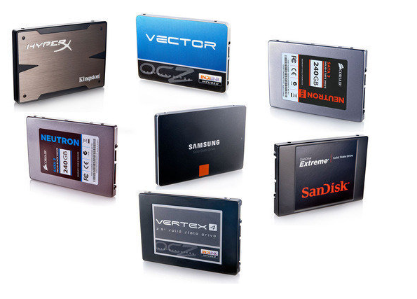 Lot 40x 240GB-256GB SATA 2.5'' 7mm SSD Solid State Drive - Assorted Brands
