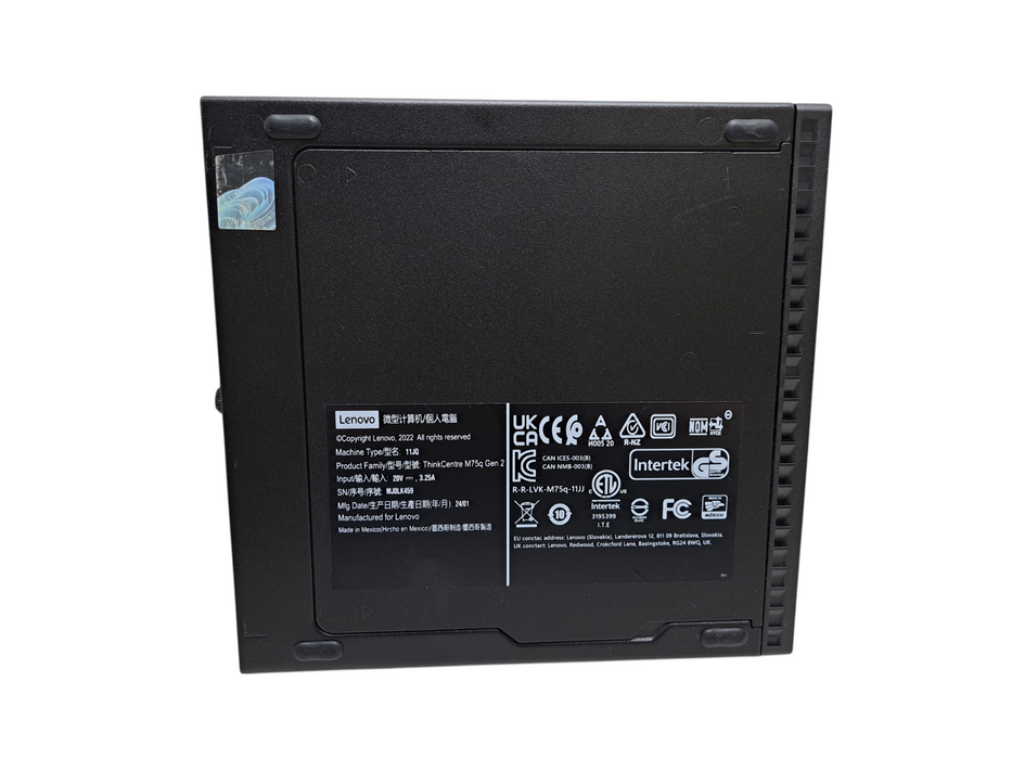 Lenovo ThinkCentre M75q Gen 2 | Ryzen 5 PRO 5650GE, 16GB RAM, 256GB NVMe *READ )