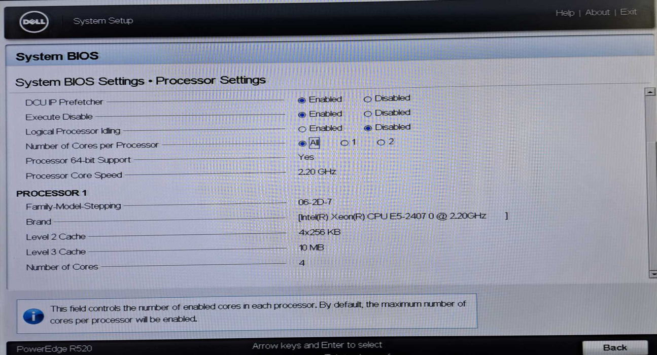 Dell R520 2U 8x 3.5" Server | Xeon E5-2407 0 @2.20GHz, 64GB Ram, 2x 750W