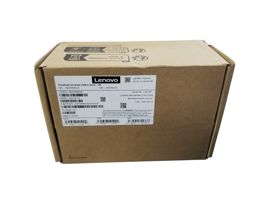 Lenovo ThinkPad Universal USB-C Dock Station 40AY0090US (Factory Sealed) Q