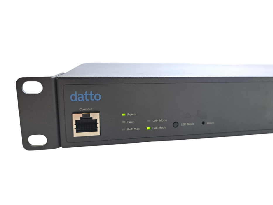 Datto L24 24 Port Gigabit PoE+ Cloud Managed L2 Switch with 2 Dual-Speed SFP