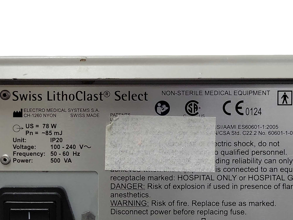 Boston Scientific Swiss LithoClast Select Intracorporeal Lithotripter, READ _