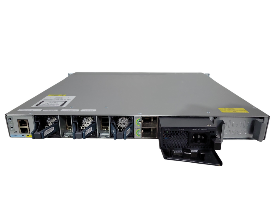 Cisco WS-C3850-48F-L V05 | 48-Port Gigabit PoE+, 4x SFP Switch | 1x 1100W PSU !