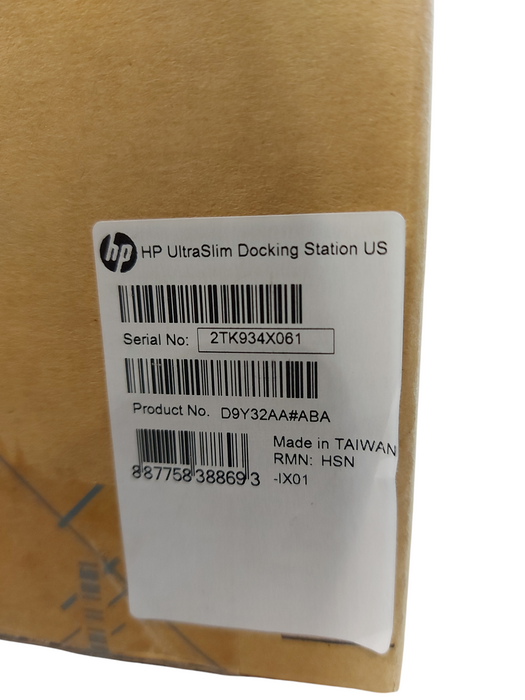 HP UltraSlim  Docking Station With Charger D9Y32AA#ABA - New In BoX