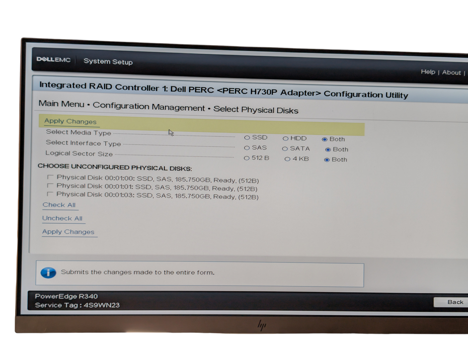DELL PowerEdge R340 Intel Xeon E-2234 32GB RAM H730P 3x 200GB SAS SSD $