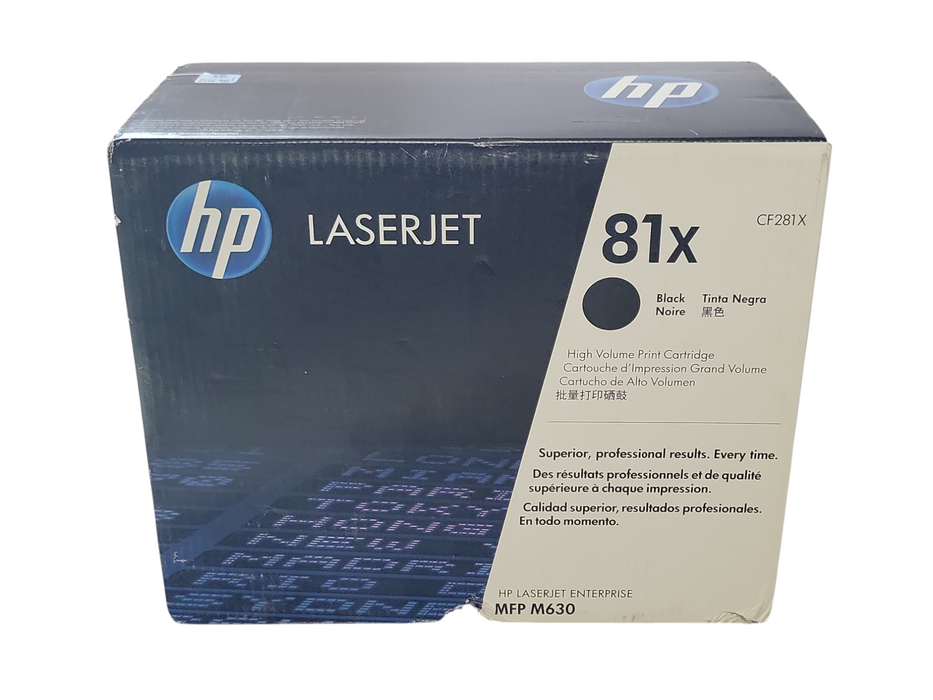 New HP 81x Toner Cartridge - Black CF281X for LaserJet MFP M630 printer _