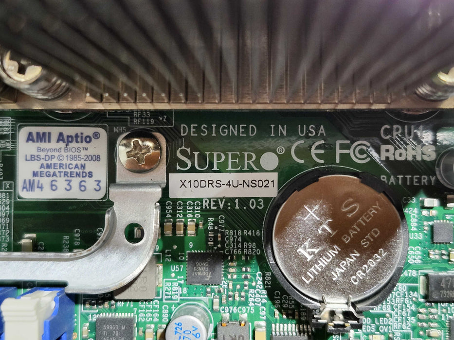 Nimble Storage AF5000 / Supermicro X10DRS-4U-NS021 w/ 2x Nodes 2x1000W