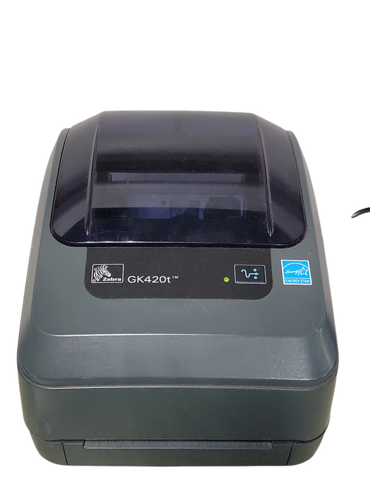 Zebra GK420T Thermal Label Printer USB LAN Network Ethernet GK42-102210-000 _