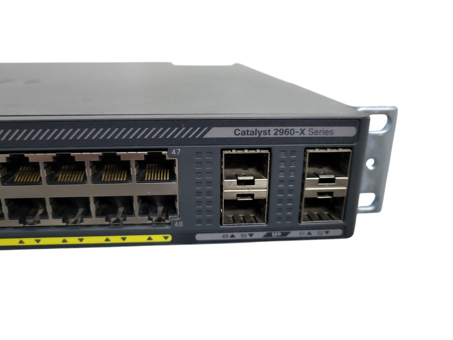 Cisco WS-C2960X-48LPS-L V06 | 48-Port Gigabit PoE+ 370W Switch | 4x SFP !