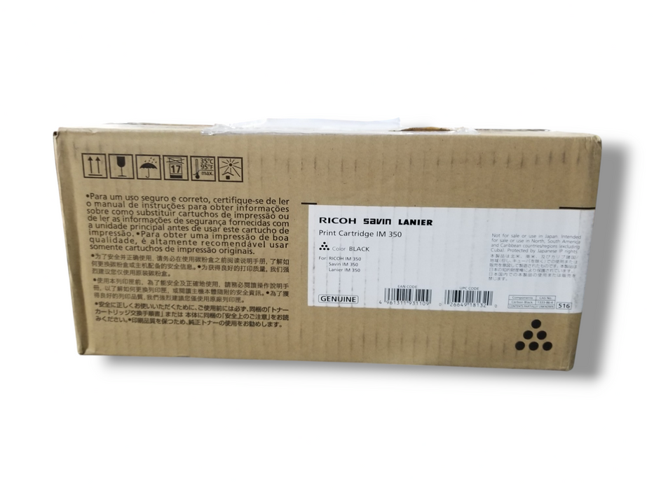 Ricoh IM 350 Black Toner Print Cartridge D896-78 Genuine NEW Sealed Q