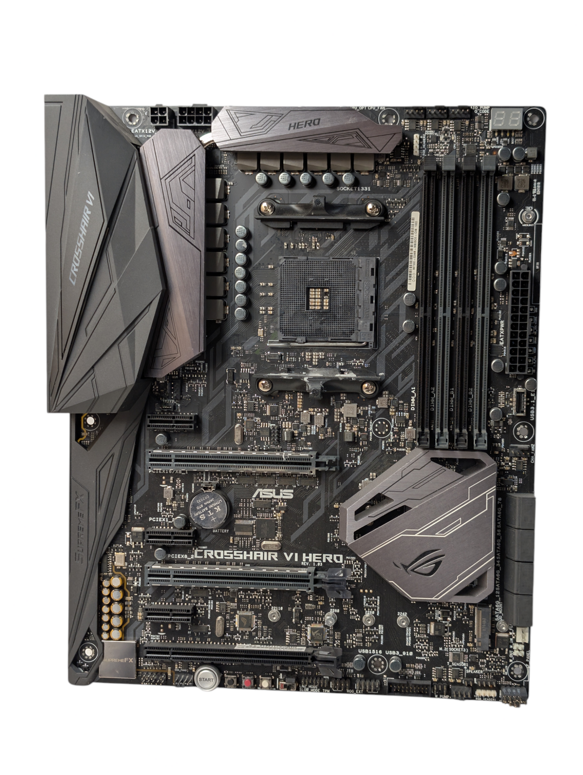 ASUS CROSSHAIR VI HERO AMD AM4 X370 Motherboard - — retail.era
