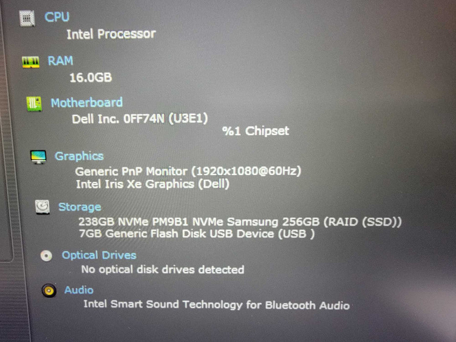 Dell Latitude 5440 | i5-1345U 1.6@GHz 16GB DDR4 | 256GB SSD - READ  Lap200