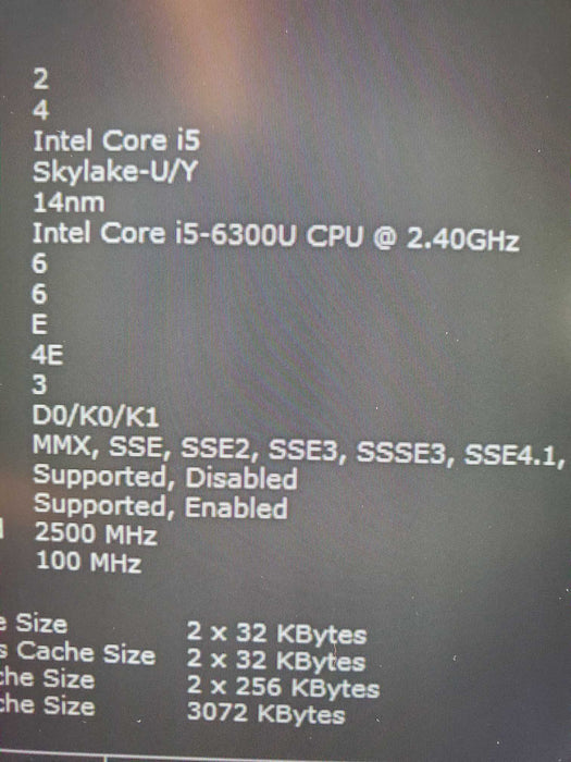 Lenovo ThinkPad X1 Carbon Gen 5 14" FHD i5-6300U 2.40GHz 8GB 256GB SSD  Lap200