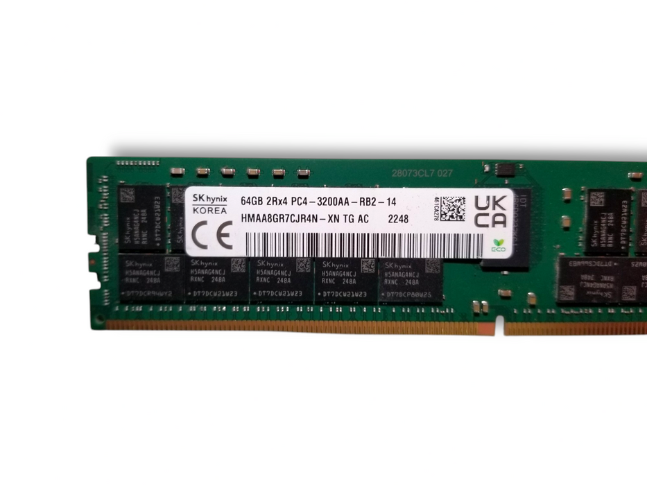 SK Hynix 64GB 2Rx4 PC4-3200AA-RB2-14 | DDR4 Server Memory HMAA8GR7CJR4N Q