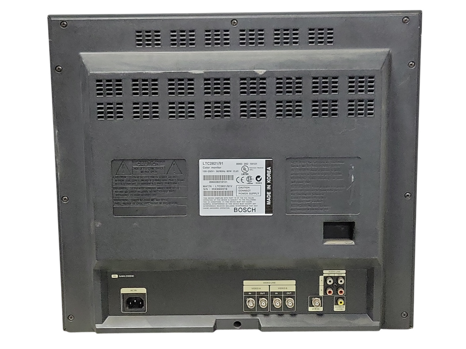 Bosch LTC2821/91 21" High Resolution Color CCTV Monitor, READ _