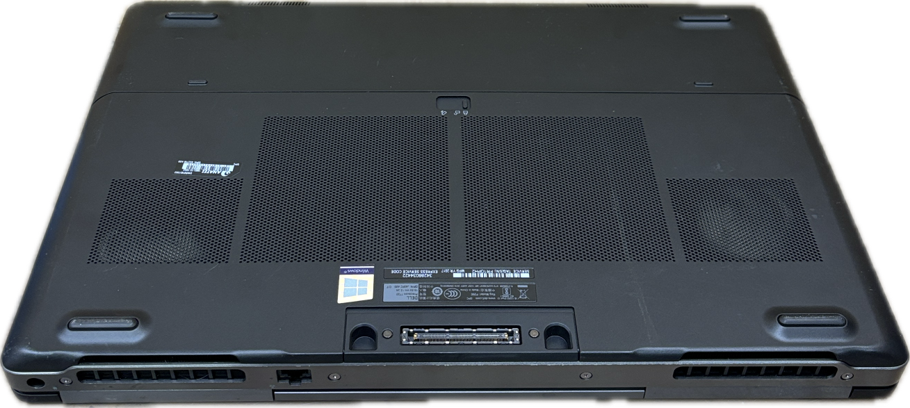 Dell Precision 7720 i7-6820HQ@2.7GHz QUADRO P3000 6GB GPU 16GB RAM 256SSD  Lap200