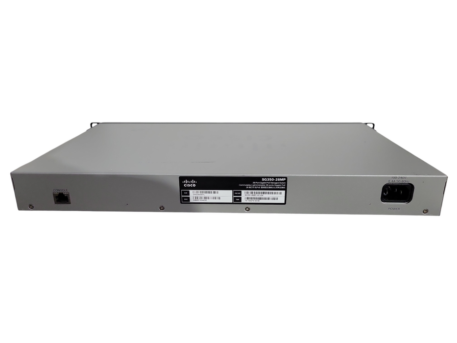 Cisco SG350-28MP-K9 V04, 28-Port Gigabit PoE Managed Switch, 4x SFP !