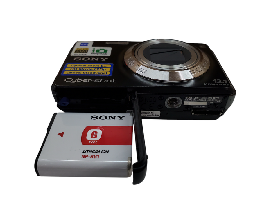 Sony Cyber-shot DSC-W270 12.1MP Digital Camera W/ Battery