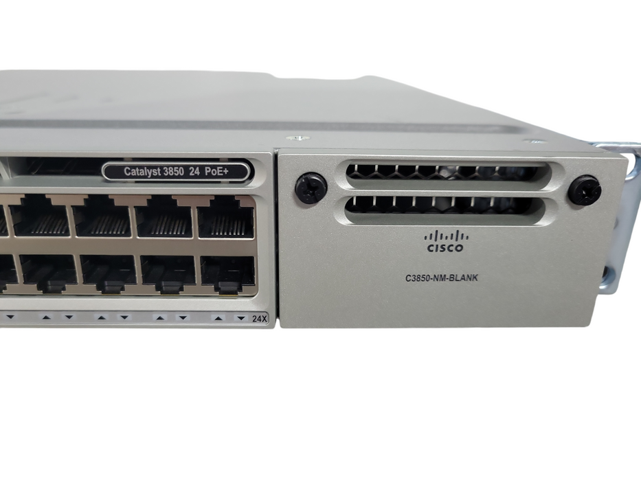 Cisco WS-C3850-24P-E 24-Port Gigabit PoE+ Switch Q!