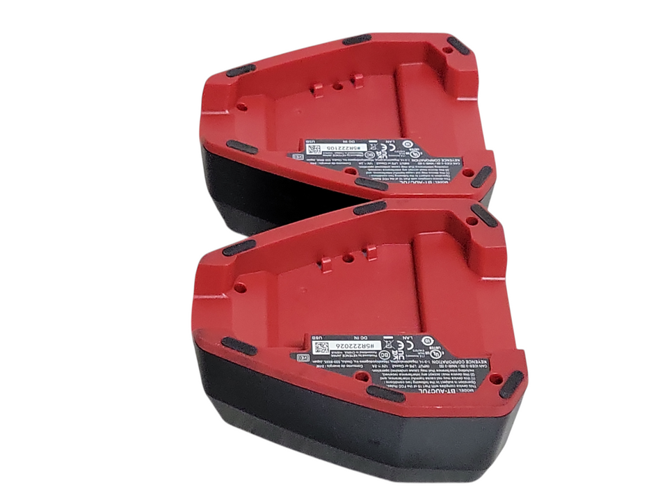 Lot of 2x Keyence BT-AUC7UL Charging Station with USB/LAN Interface _