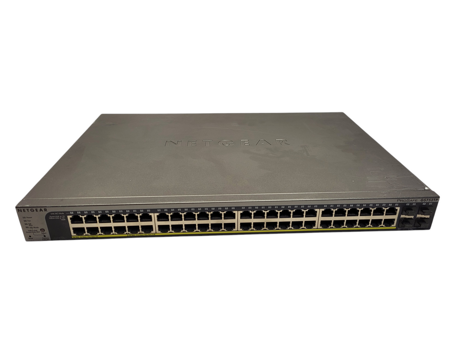 NetGear ProSafe GS752TP 48-Port Gigabit Smart Switch PoE+ w/4x SFP ports Q$