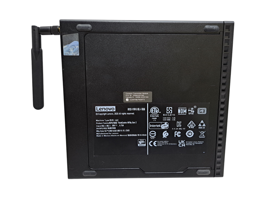 Lenovo ThinkCentre M70q Gen 2 | i7-10700T @2.00GHz, 16GB DDR4, 256GB NVMe )