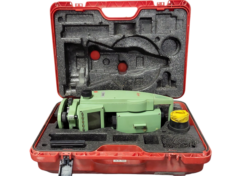 Leica TCR705 Total Station with Hard Case, READ _