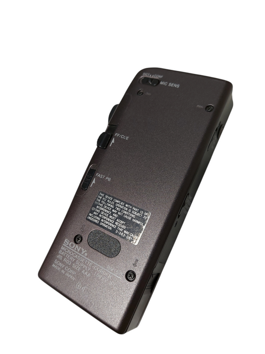 Sony V.O.R Voice Operated Recording Model: BM-575 Microcassette Dictator =