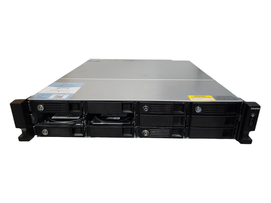 QNAP TS-1253BU 12-Bay 2U Rackmount NAS Server, 23TB (7x 2TB, 3x 3TB) HDDs