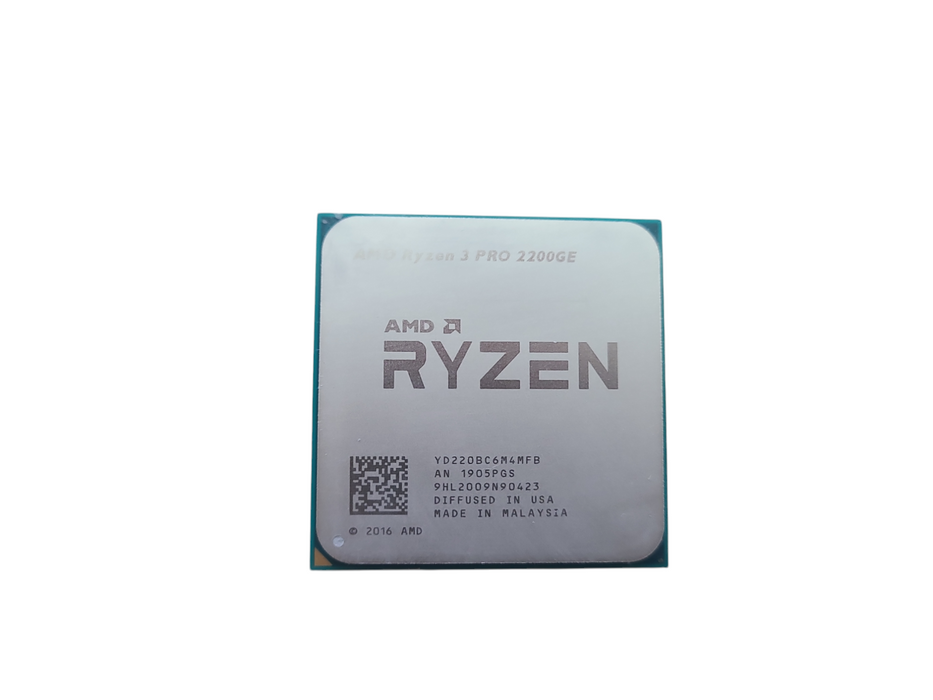 AMD Ryzen 3 PRO 2200GE 4 Core Desktop CPU @ 3.20GHz